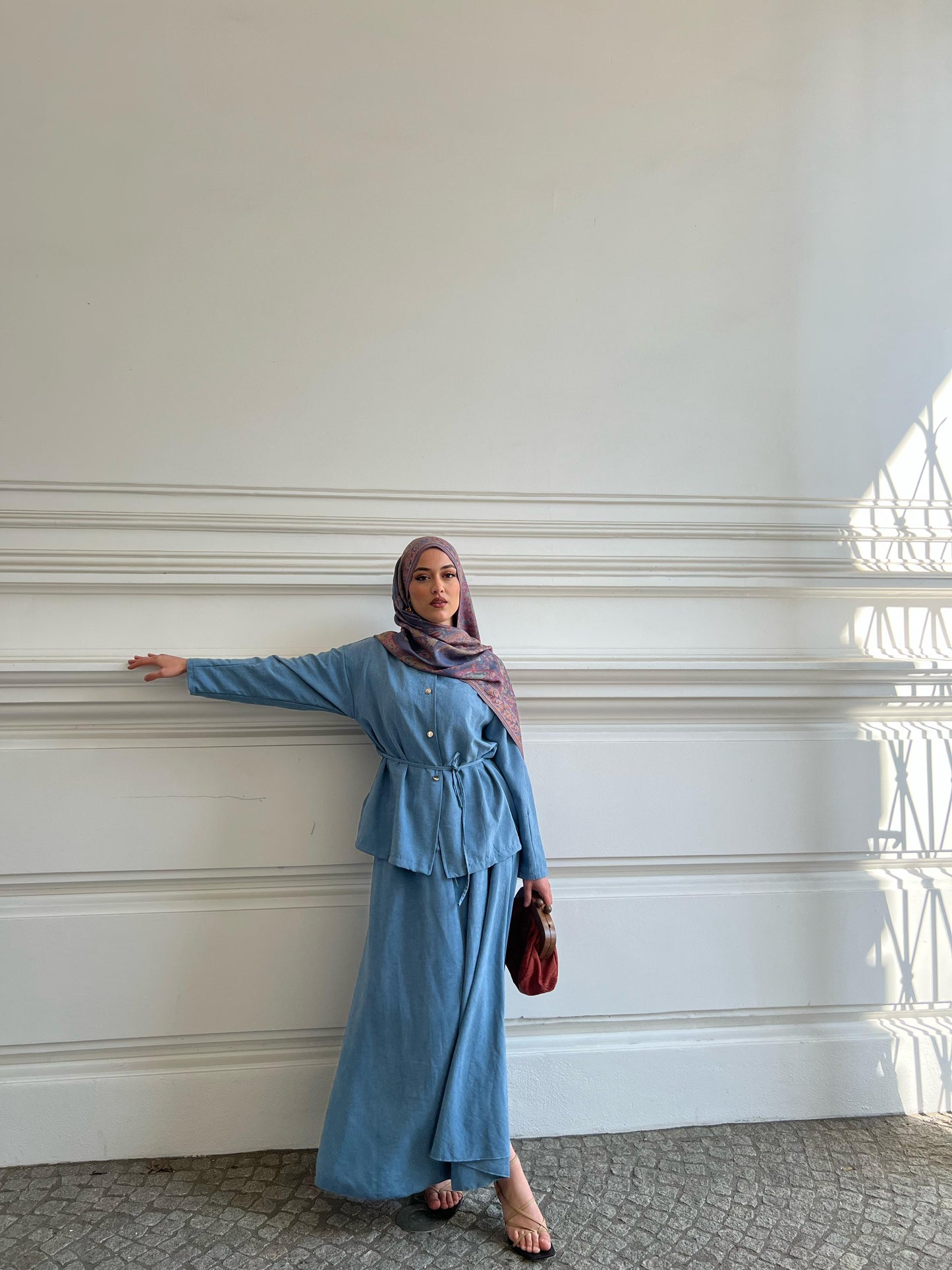 Layla Set in blau