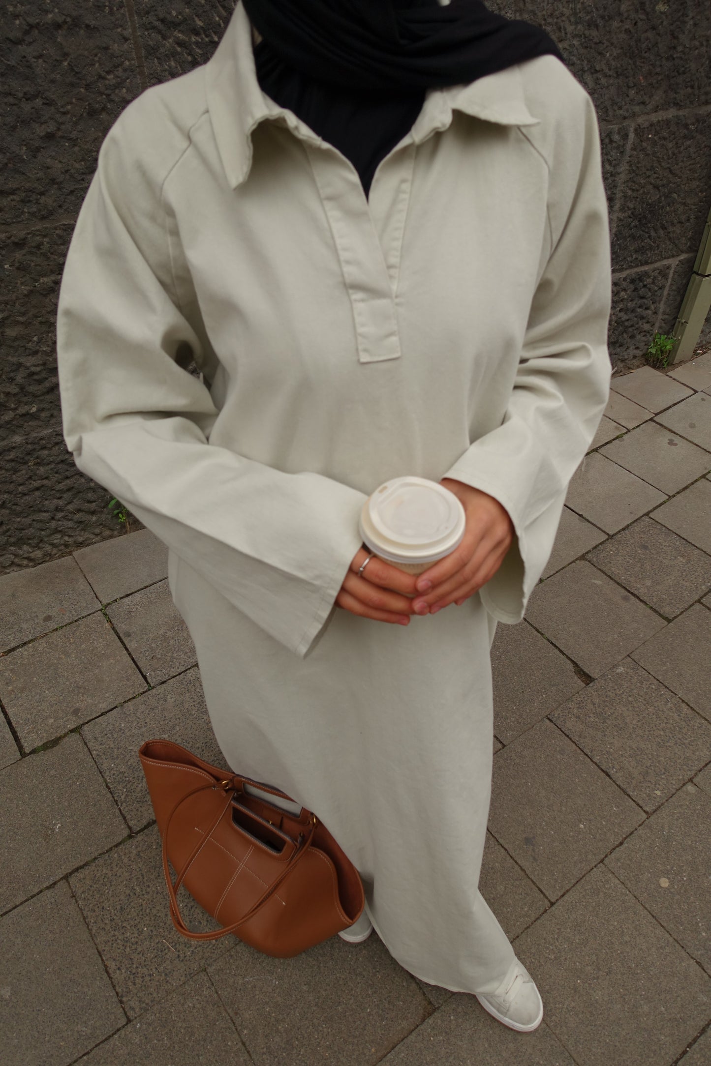 Cappadocia Maxikleid in beige
