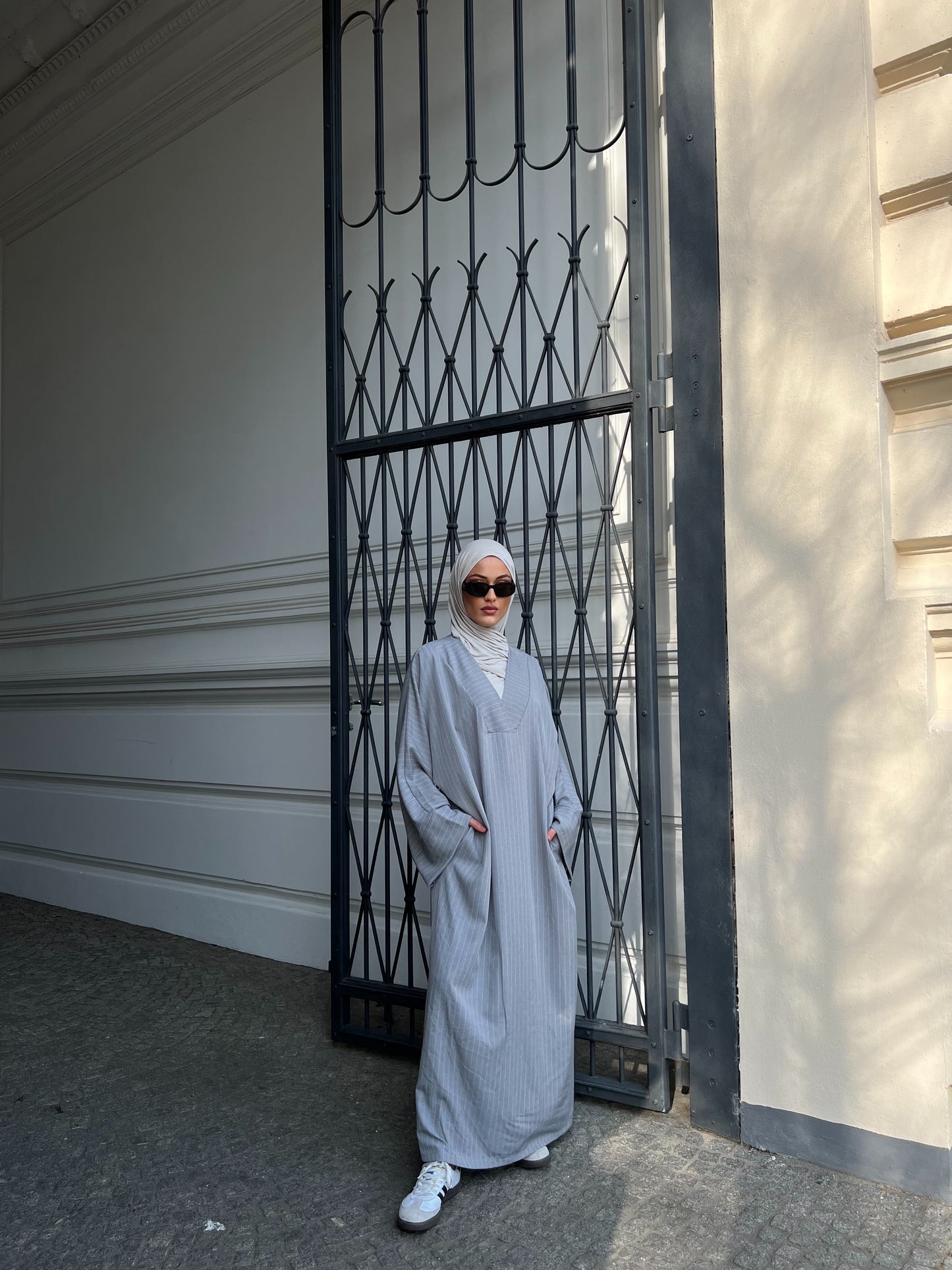 Urban Kimono in grau