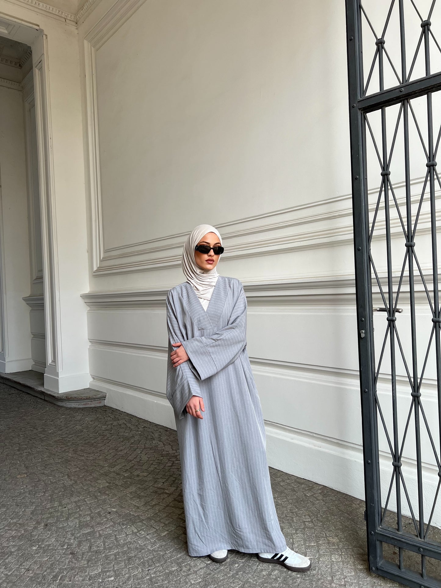 Urban Kimono in grau