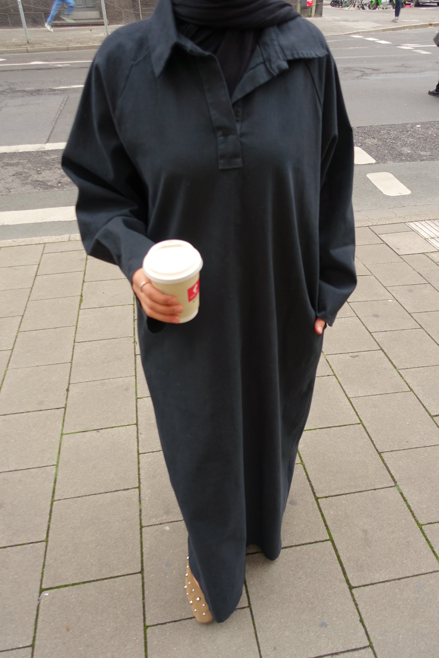 Cappadocia Maxikleid in schwarz