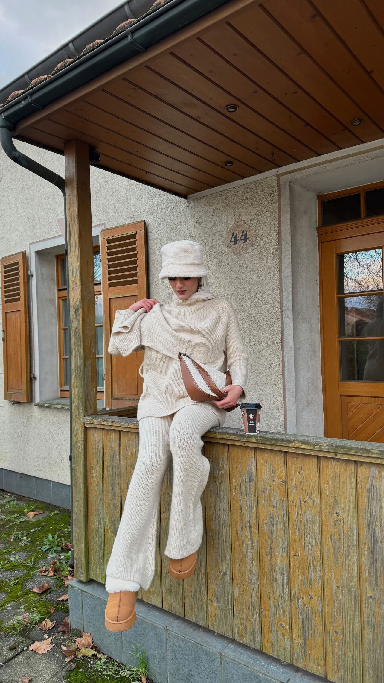 Zera Zweiteiler in beige