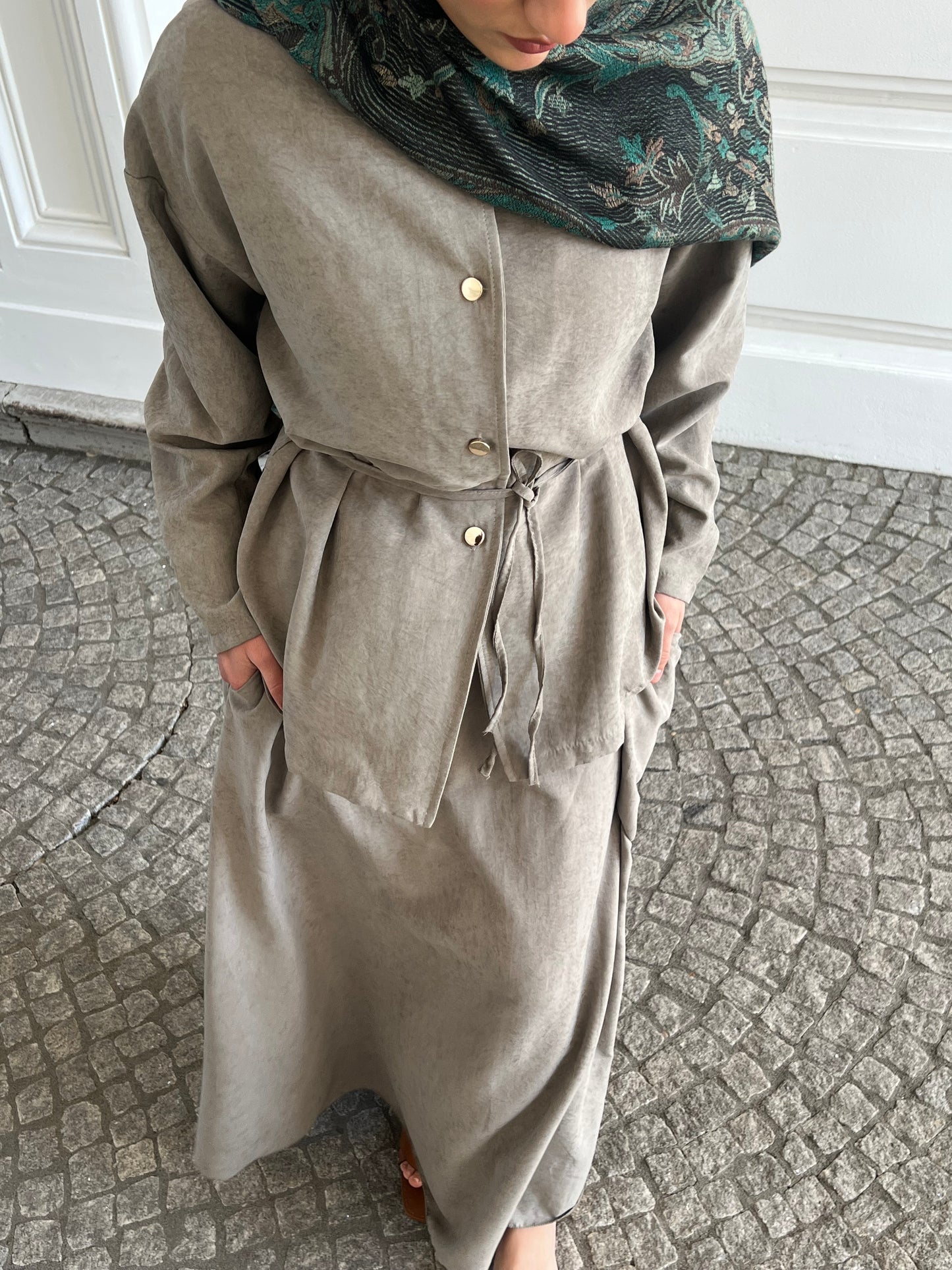 Layla Set in olivegrün