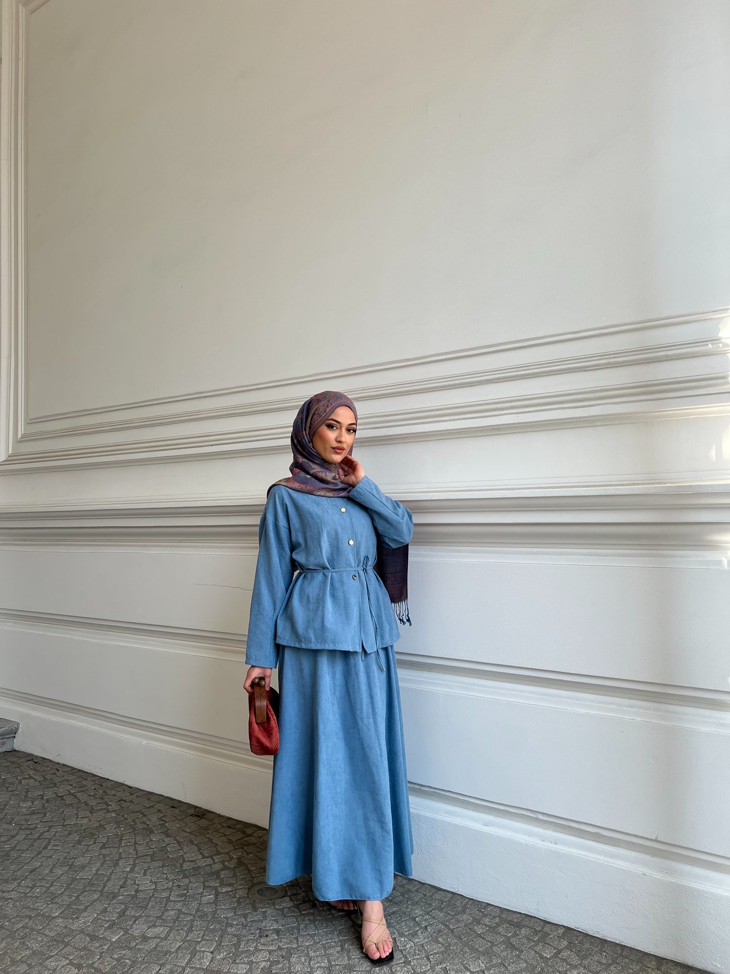 Layla Set in blau