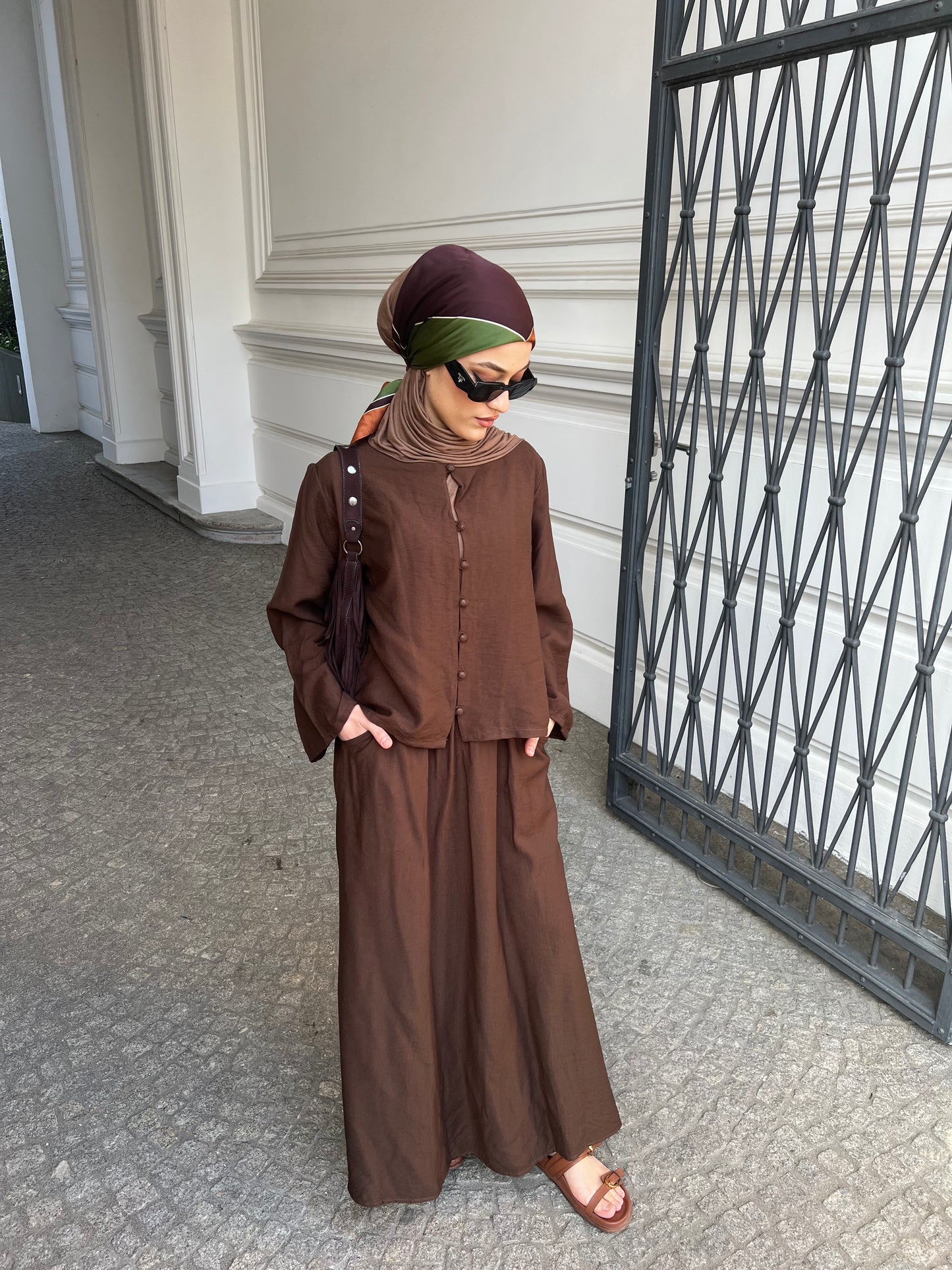 Haya Set in braun