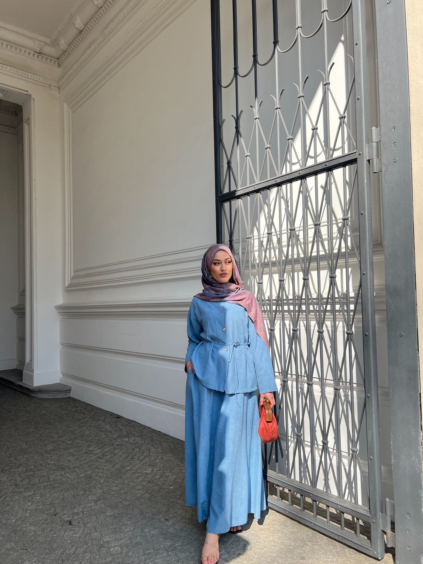 Layla Set in blau