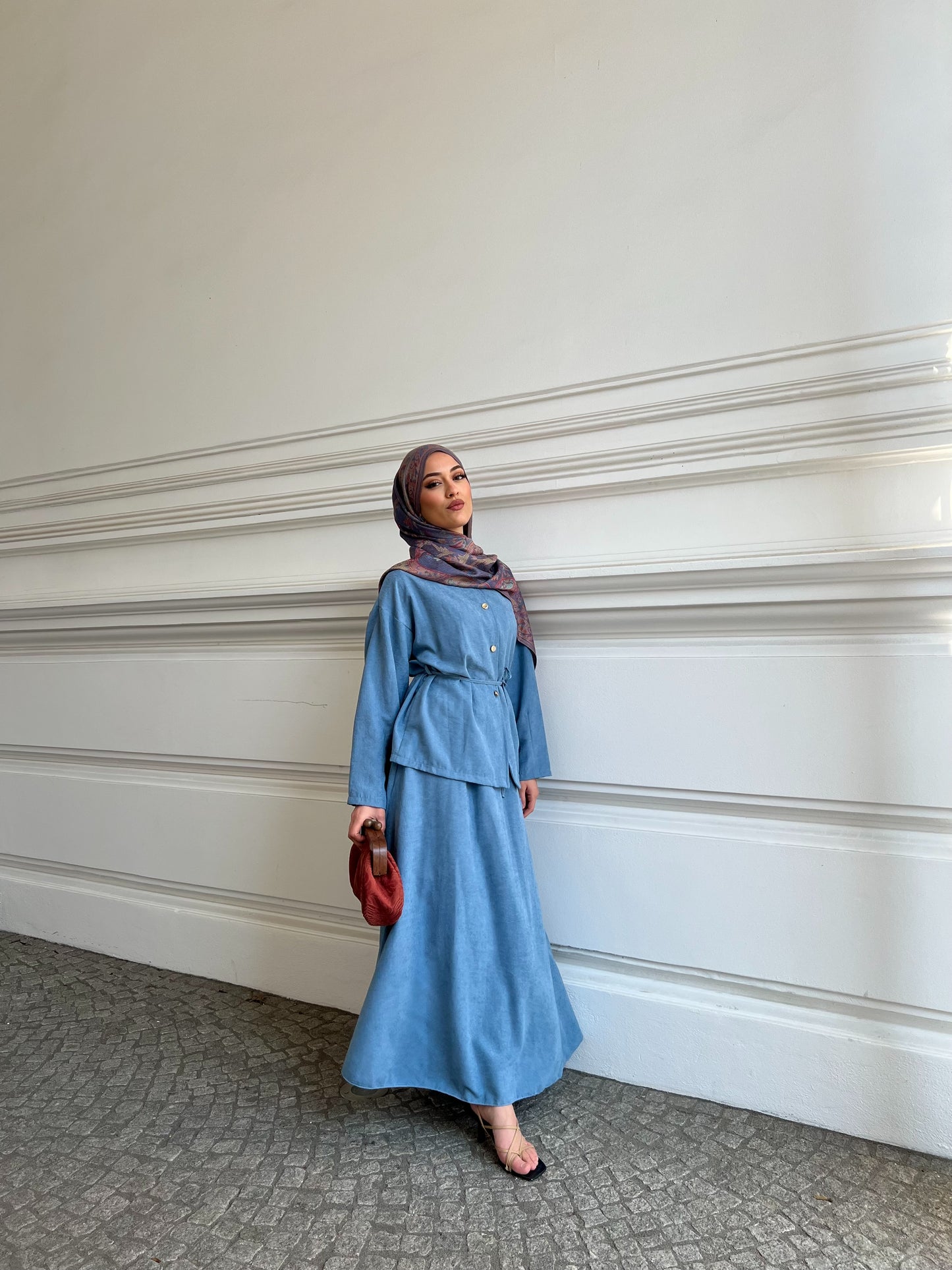 Layla Set in blau