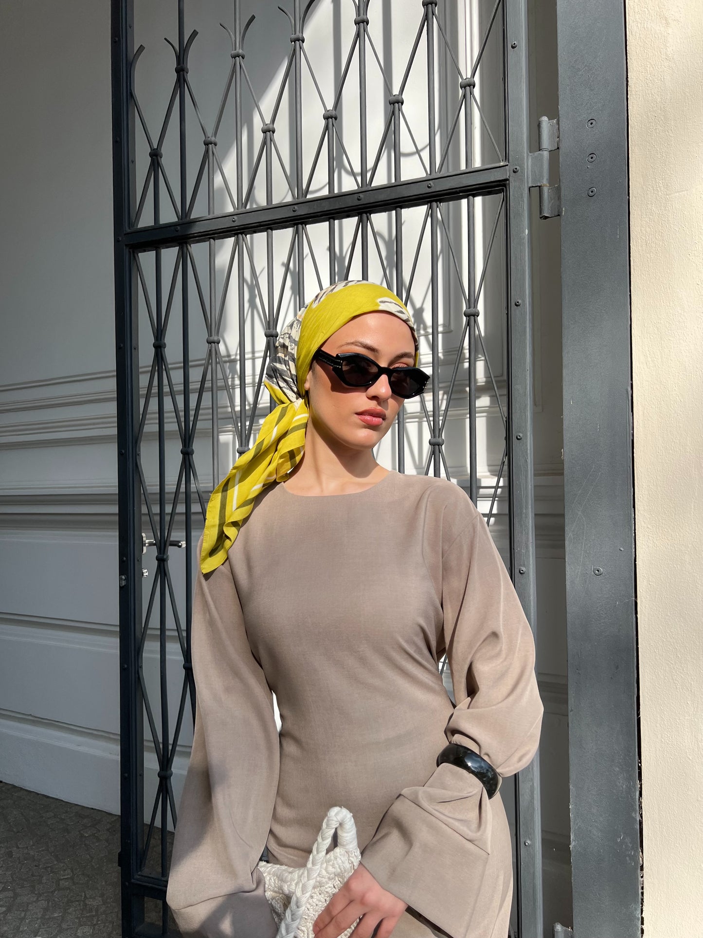 Vibe Maxikleid in Beige