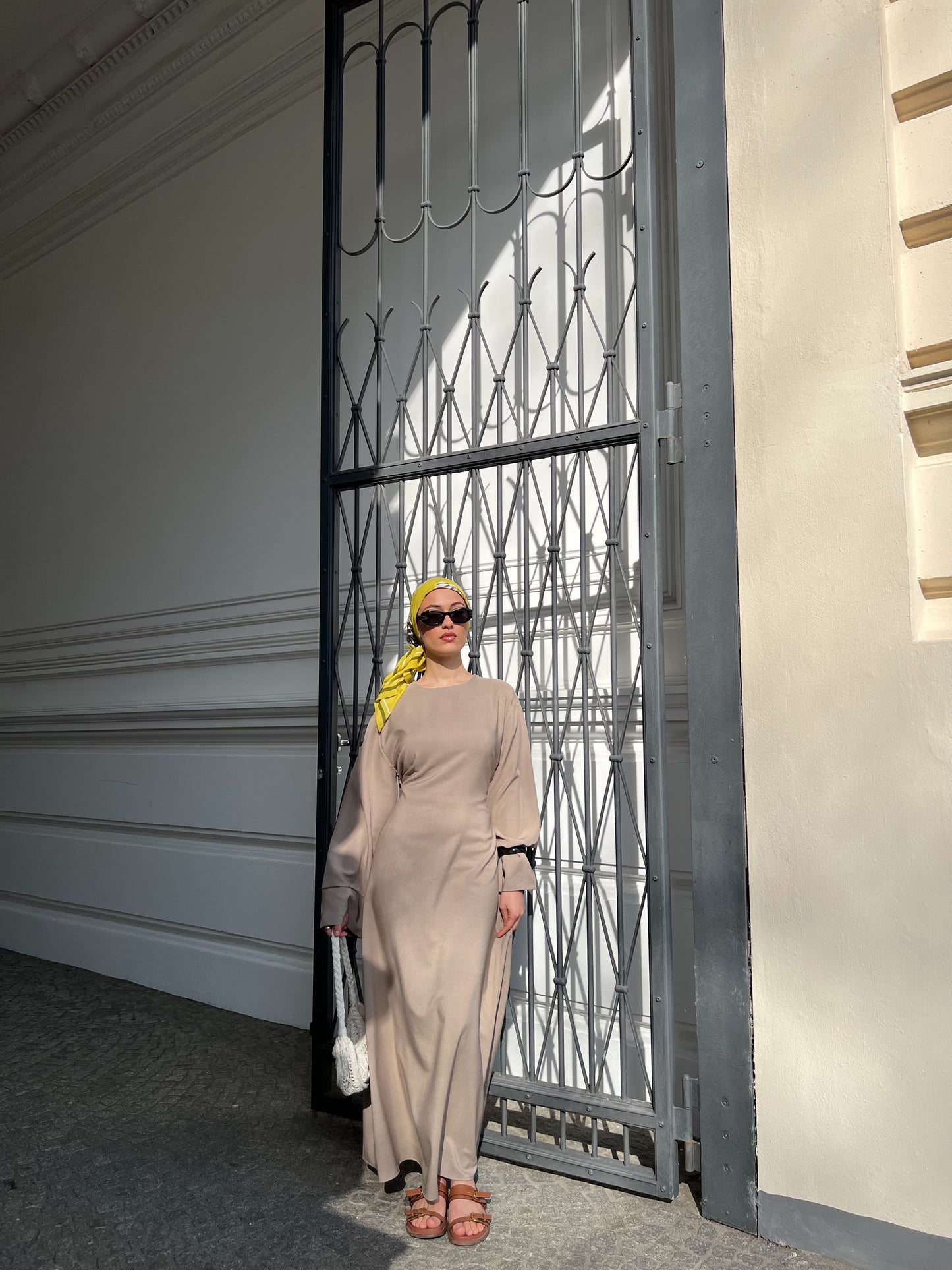 Vibe Maxikleid in Beige