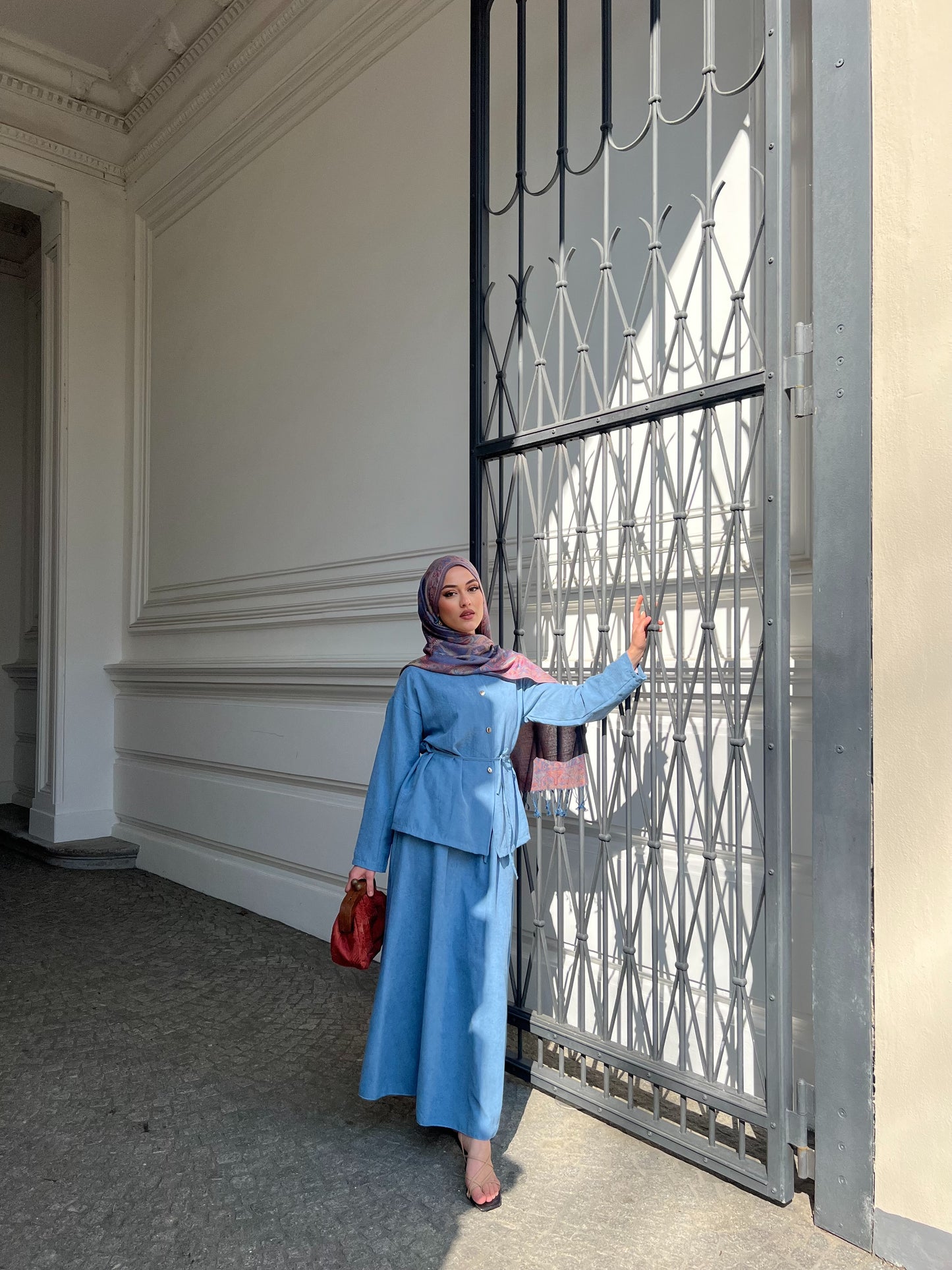 Layla Set in blau