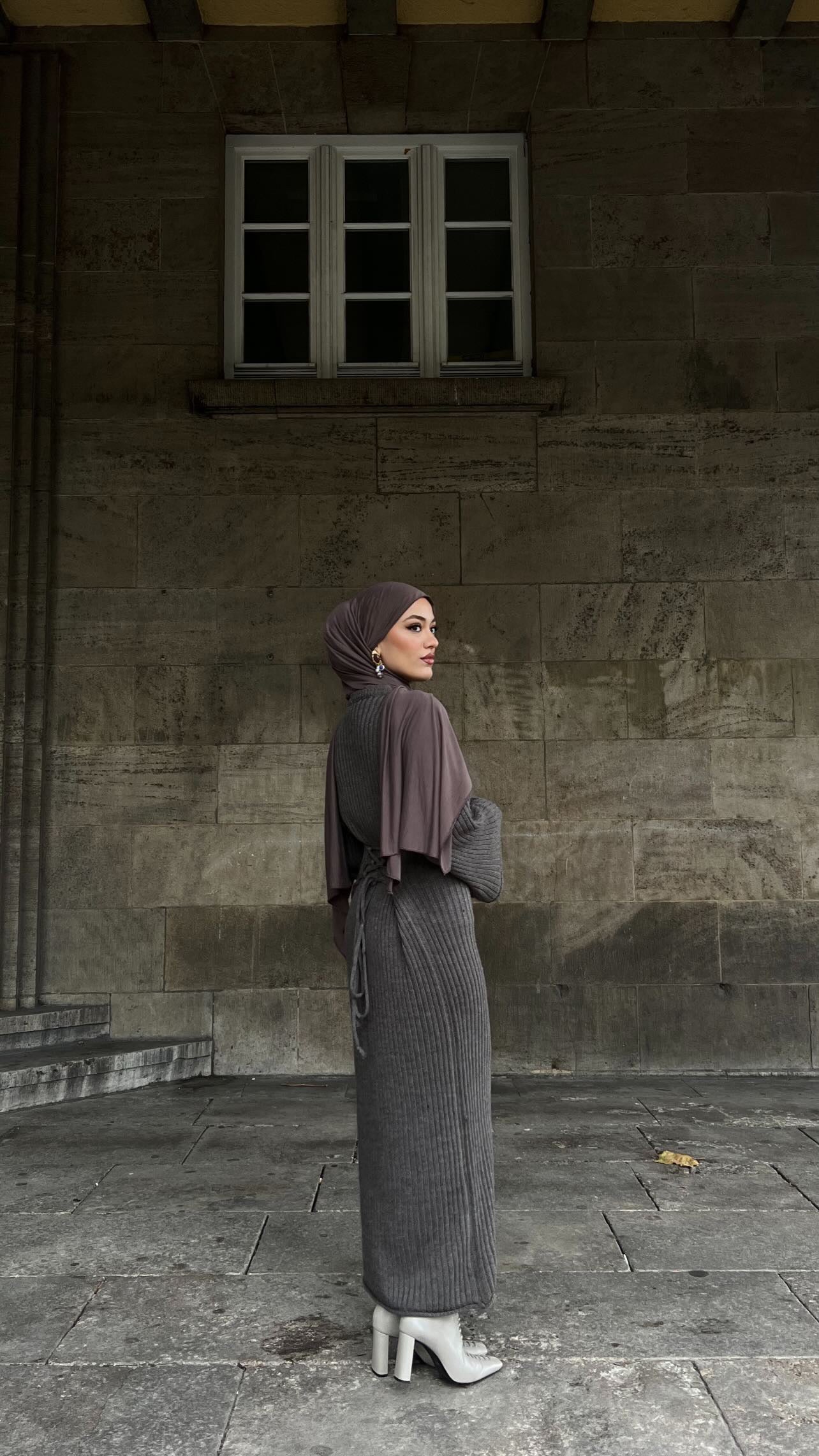 Autumn Kleid in taupe