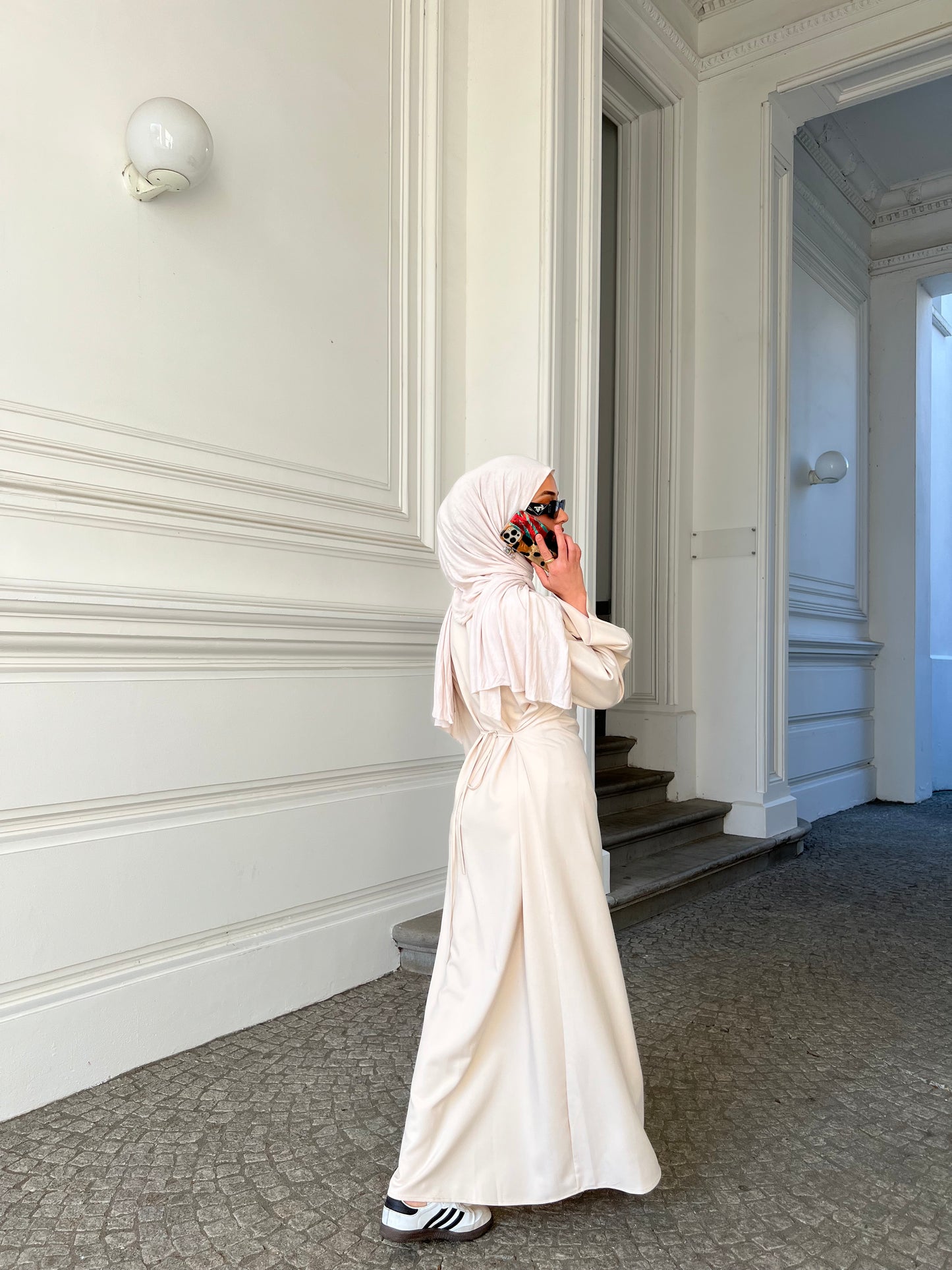 Vibe Maxikleid in Creme