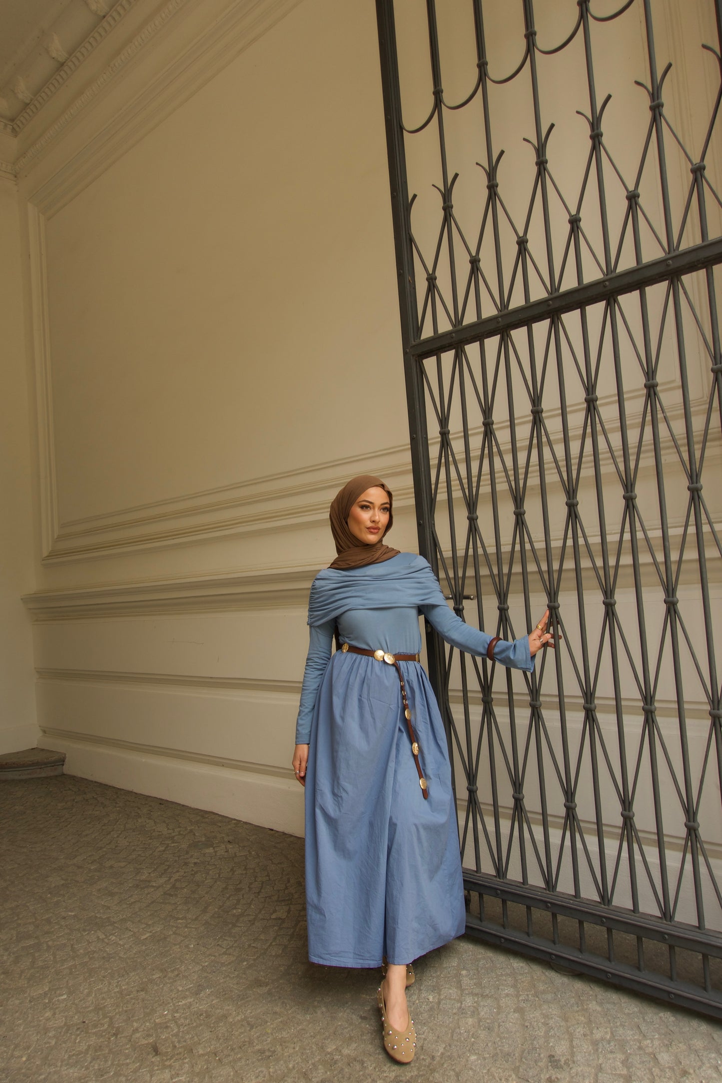 Princess Kleid in Blau