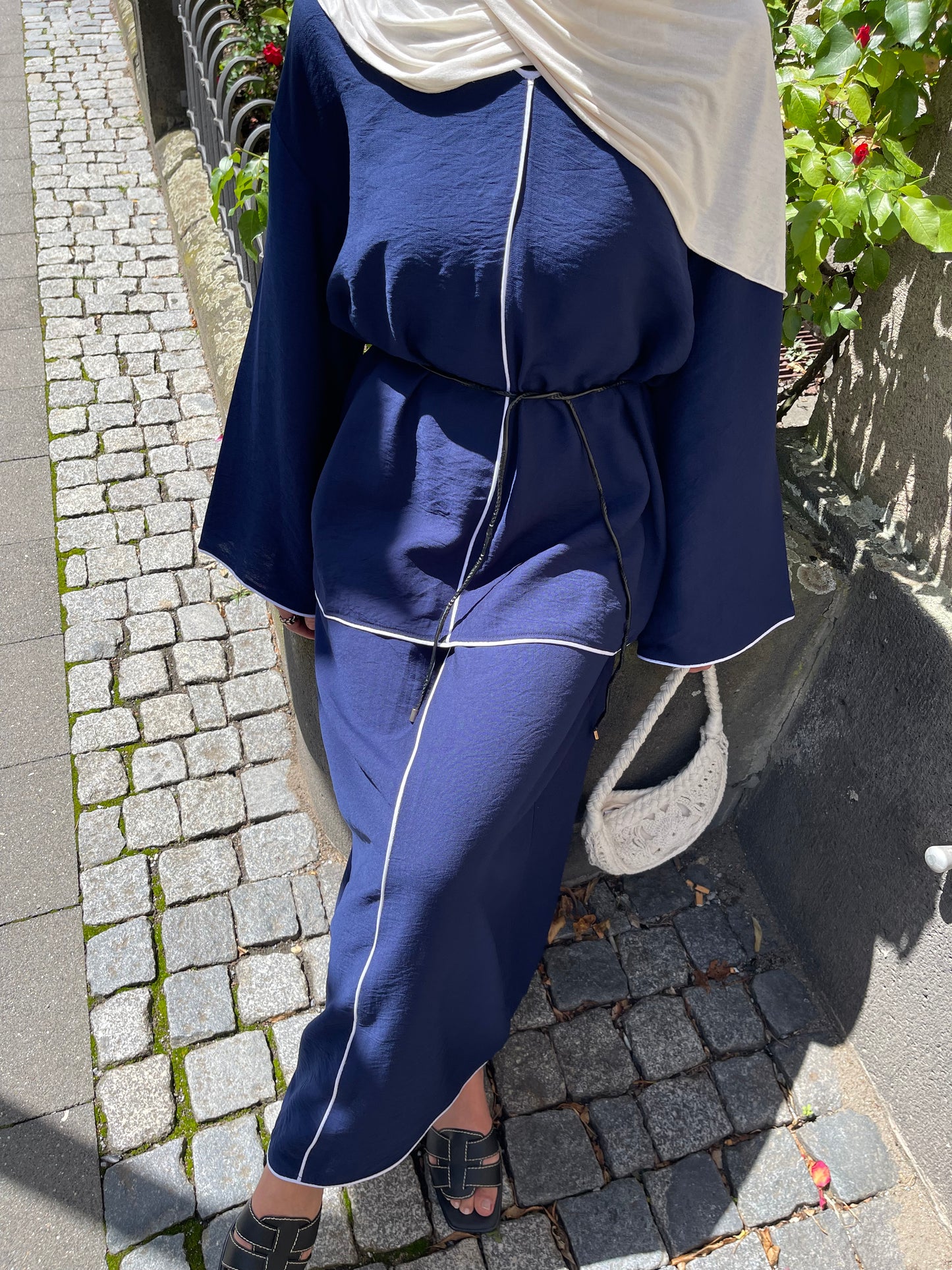 Livia Set in Dunkelblau