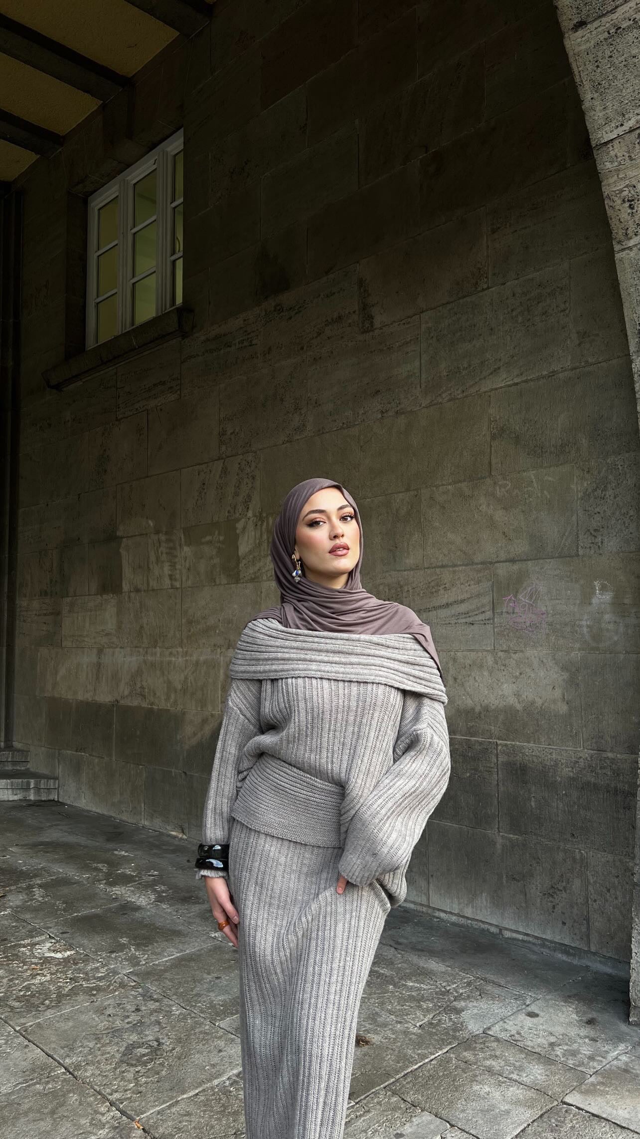 Zweiteiler Zera in taupe