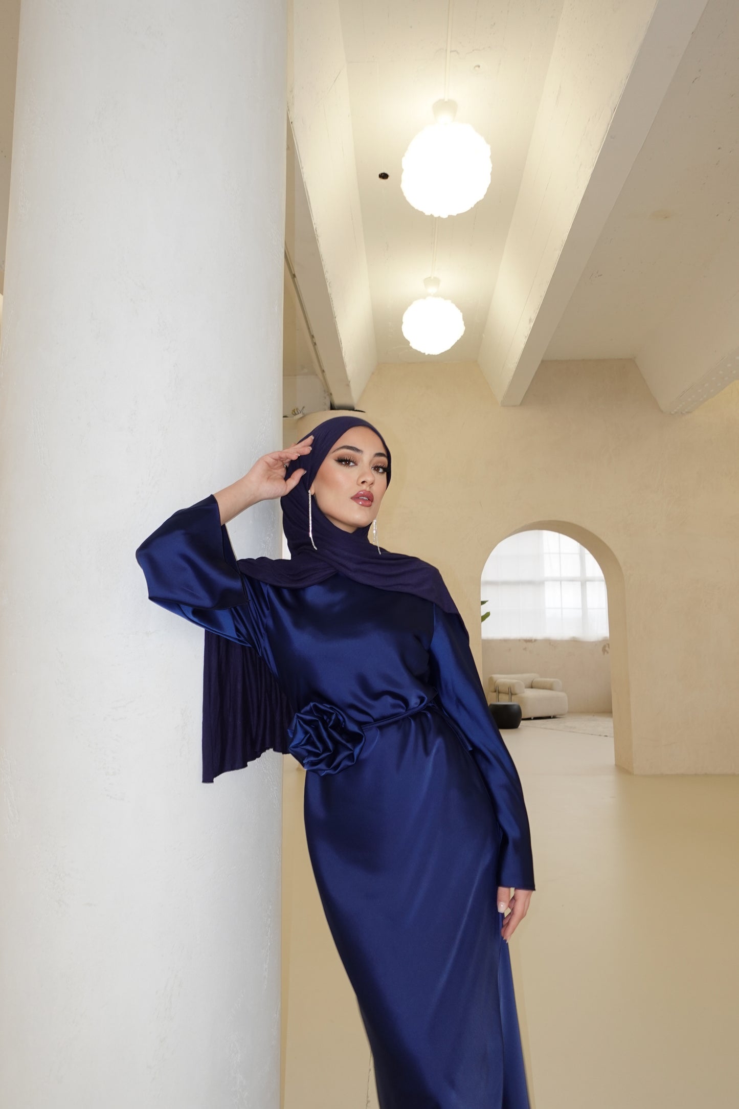 Premium jersey in navy