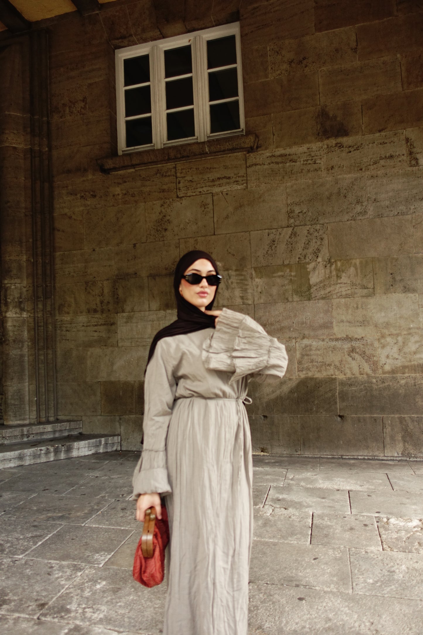 Sahara Maxikleid in mocha