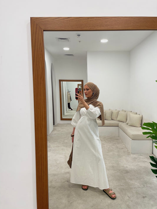 Ruya Maxikleid in weiß