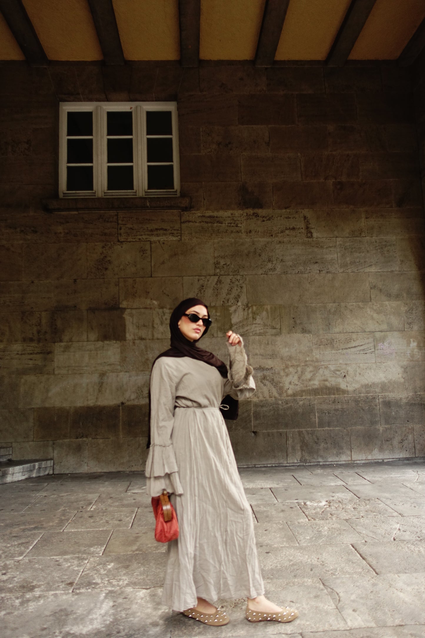 Sahara Maxikleid in mocha
