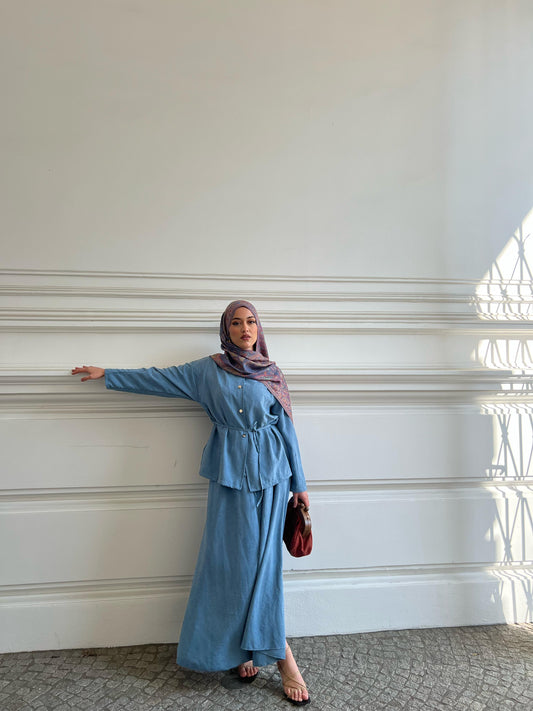 Layla Set in blau