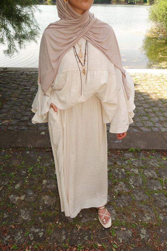 Nura Zweiteiler in creme