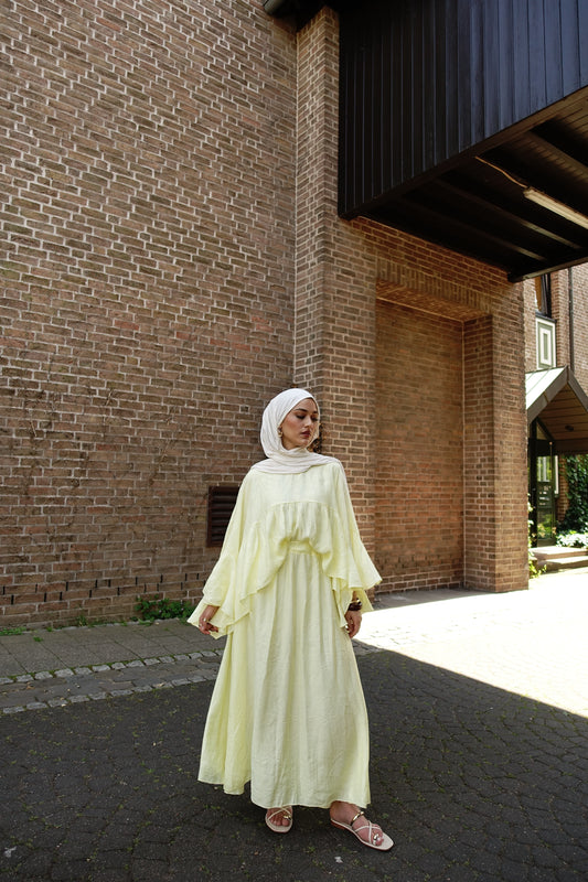 Nura Zweiteiler in buttergelb