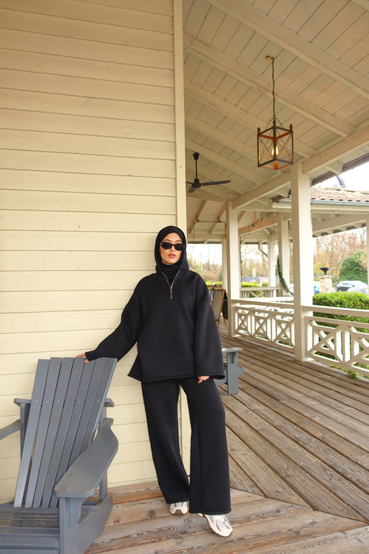 Cloud Zweiteiler in schwarz