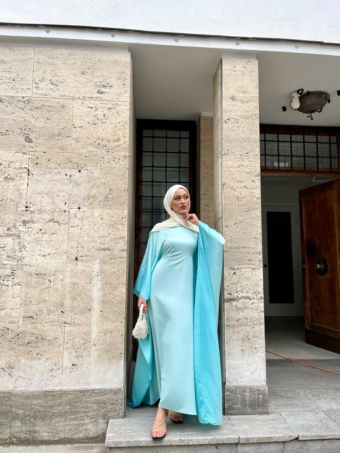 Abaya Ombré in Mint