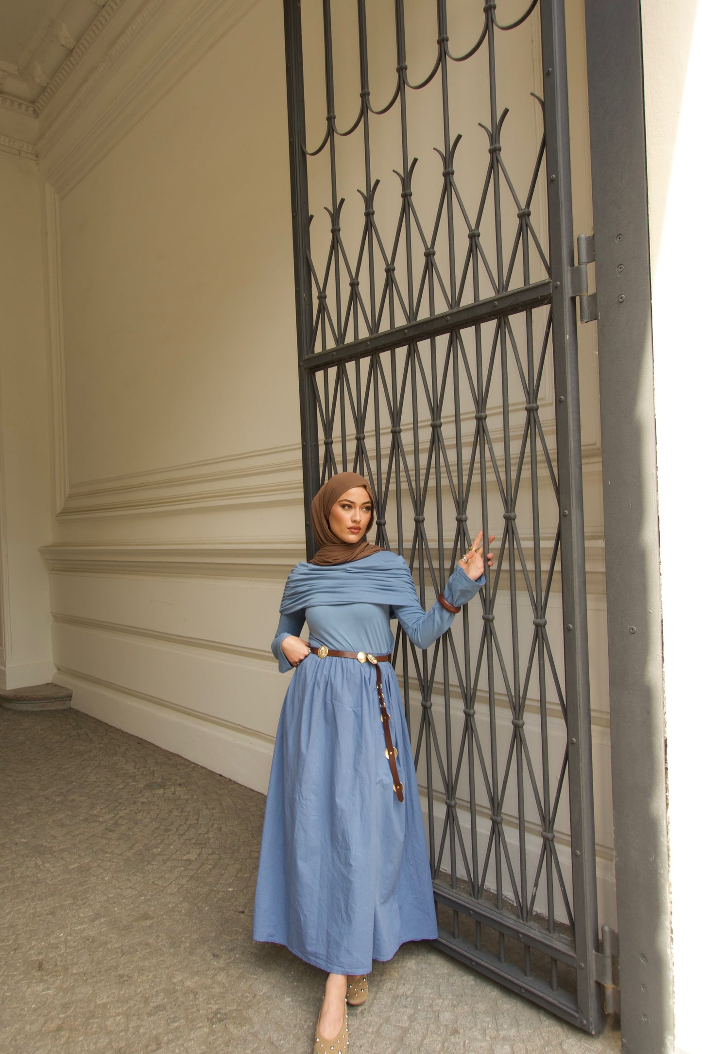 Princess Kleid in Blau