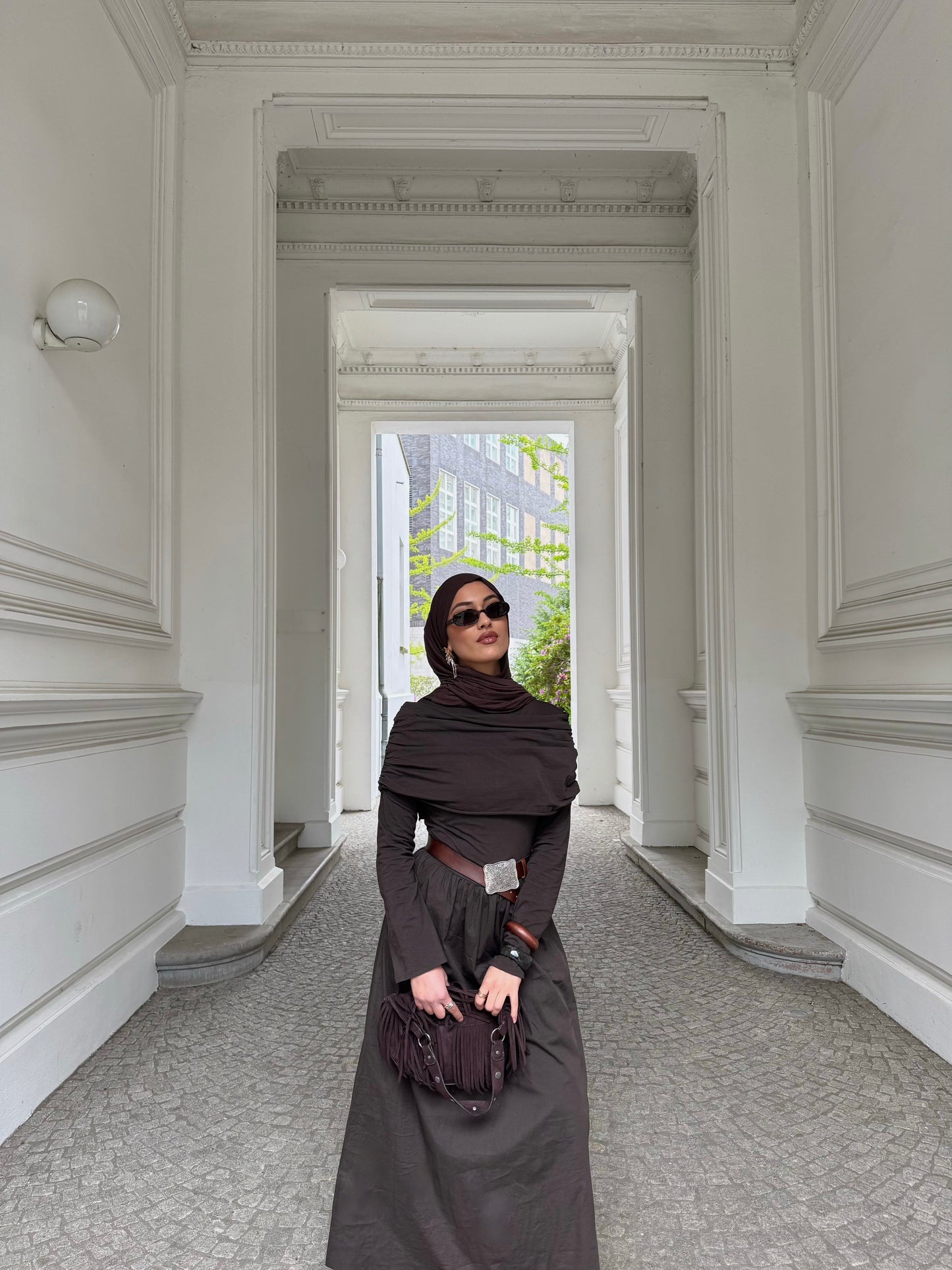 Princess Kleid in braun