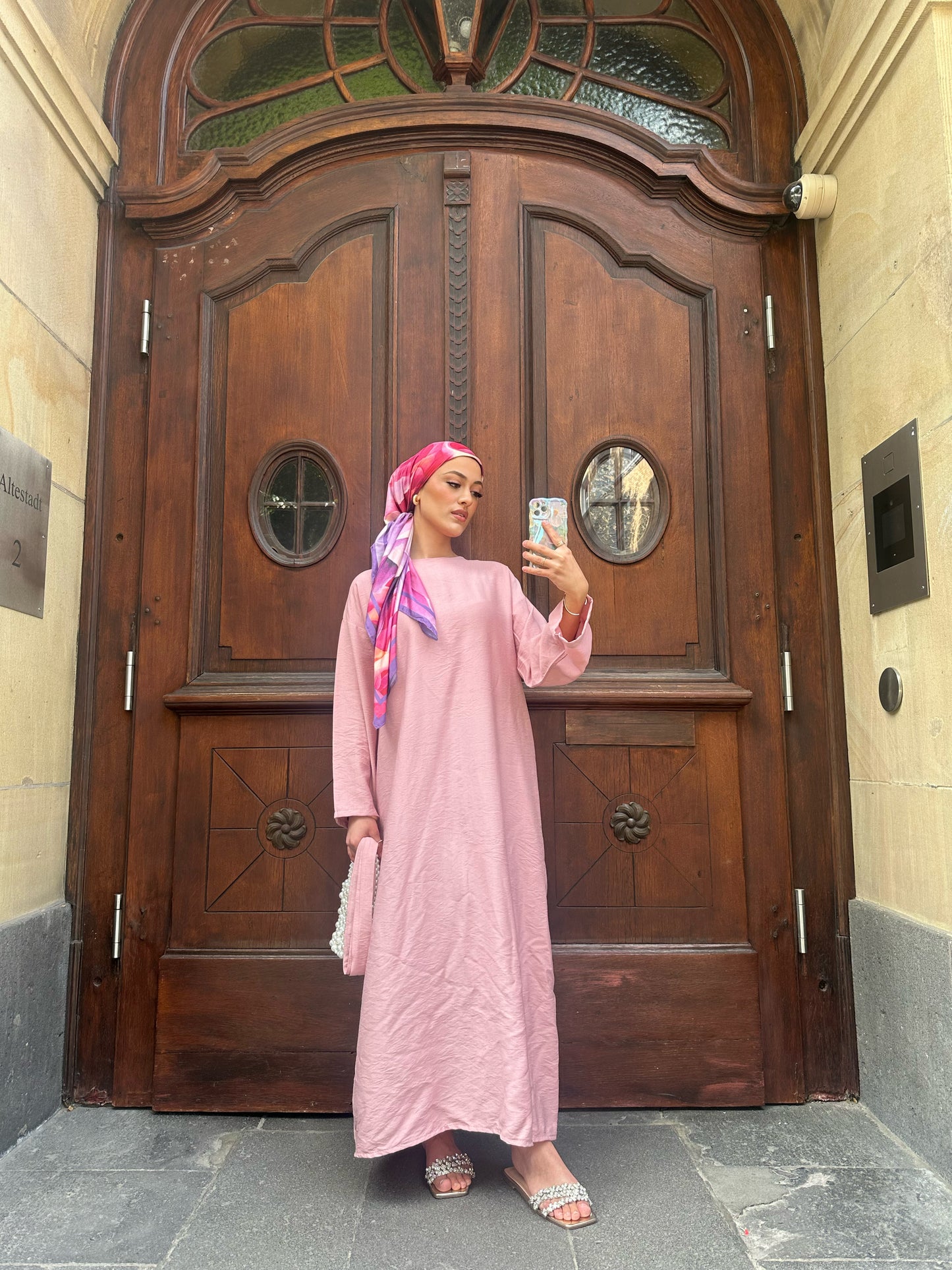 Como Maxikleid in Rosa