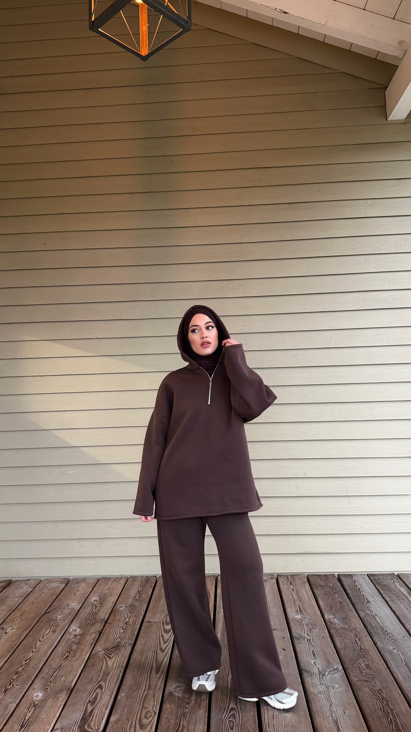 Cloud Zweiteiler in braun