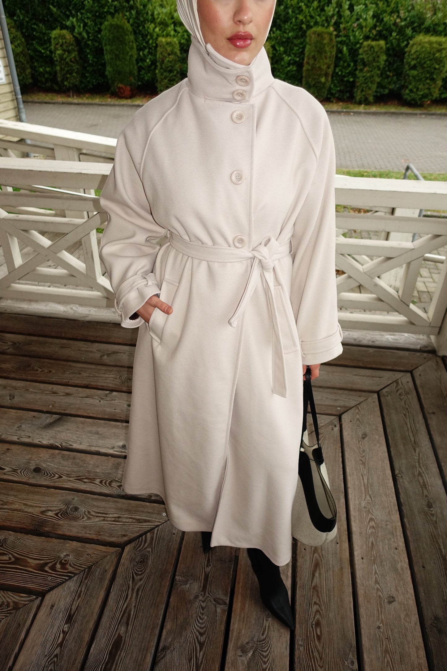 Iconic Mantel in creme