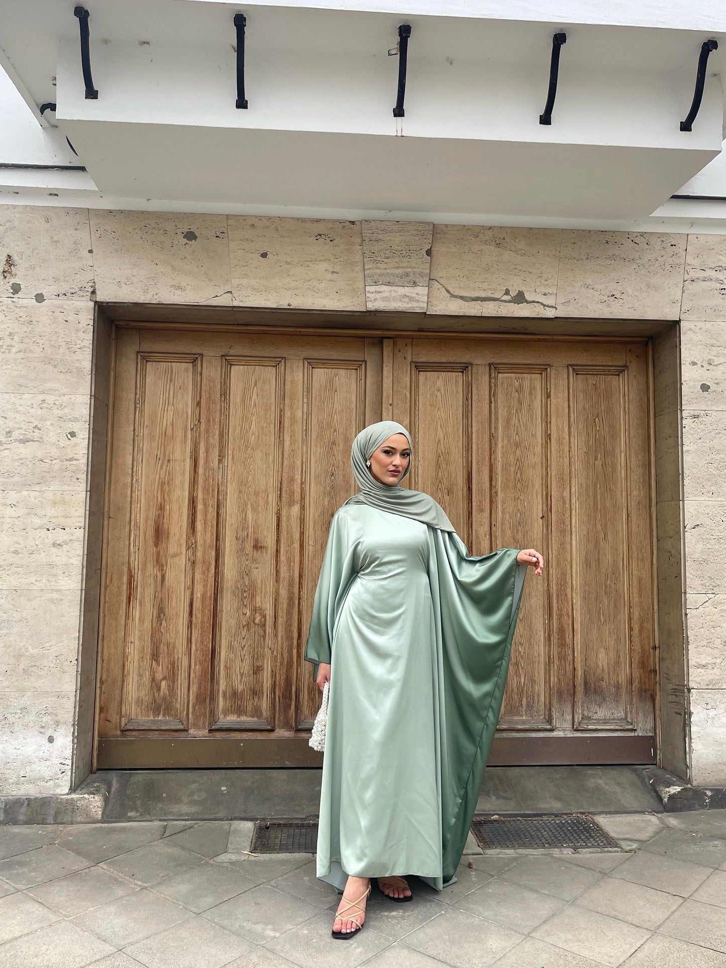 Abaya Ombré in Khaki