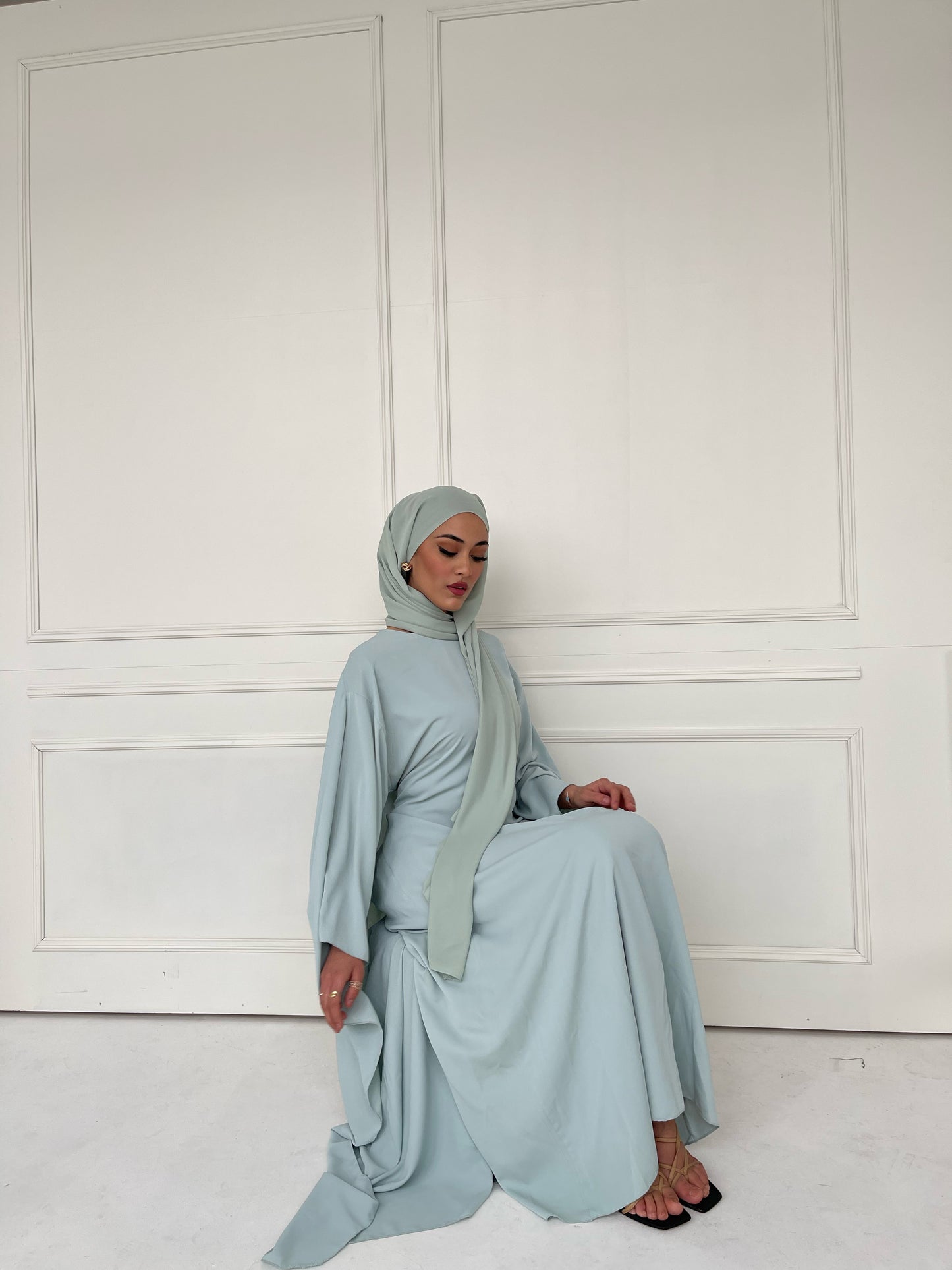 Abaya Acillea in Mint