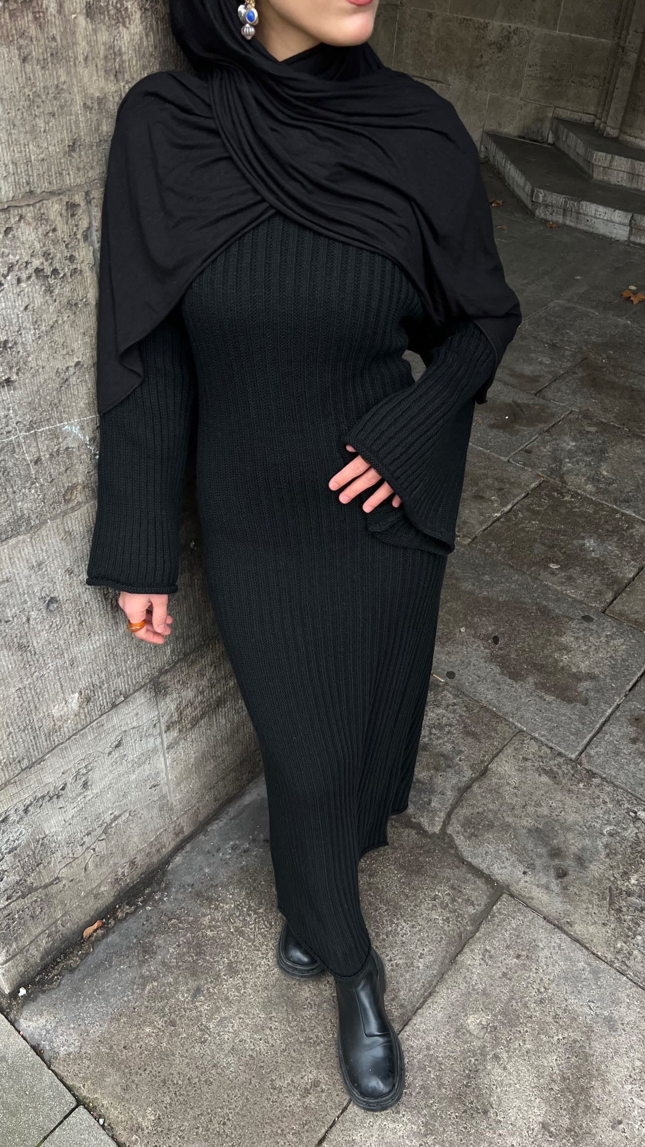 Autumn Kleid in schwarz